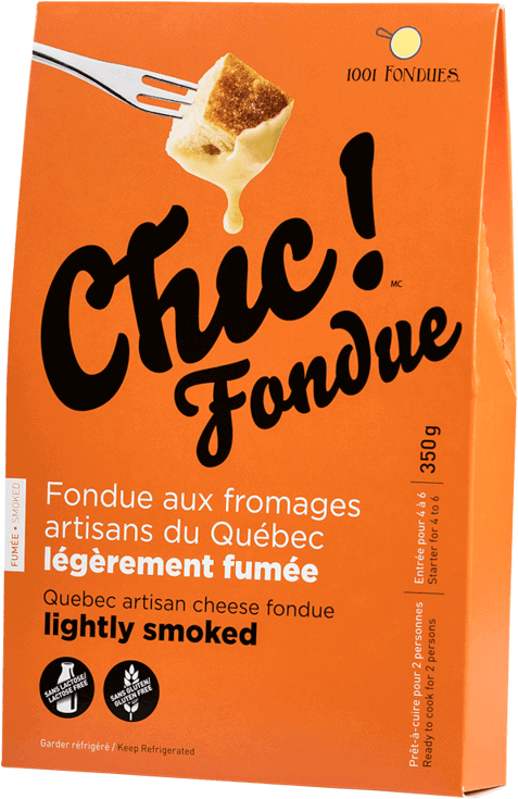 Chic! Fumée cheese fondue - Fromagerie Abbaye Saint-Benoît du Lac, Fromagerie de l'Isle, Fromage au Village