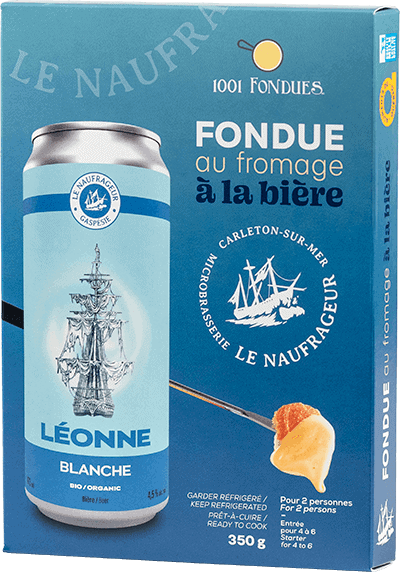 La Léonne cheese fondue - Le Naufrageur microbrewery