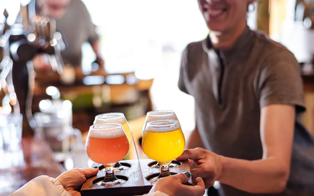 Dégustation de bières de microbrobrasserie à Tête d’Allumette
