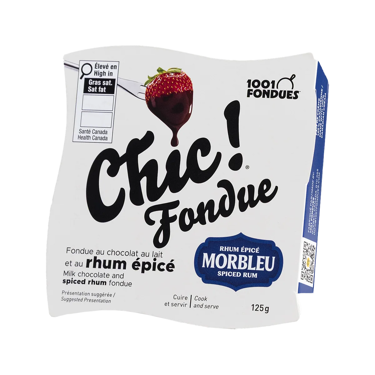 Chic! Fondue au chocolat au lait et rhum épicé Morbleu