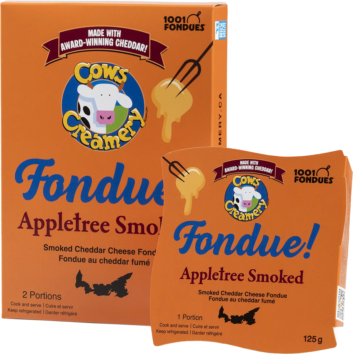 COWS Fondue – Appletree Smoked Cheddar Cheese Fondue - COWS